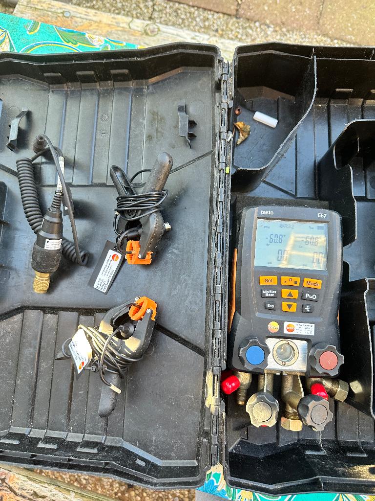 Testo 557, Ophalen, Temperatuur