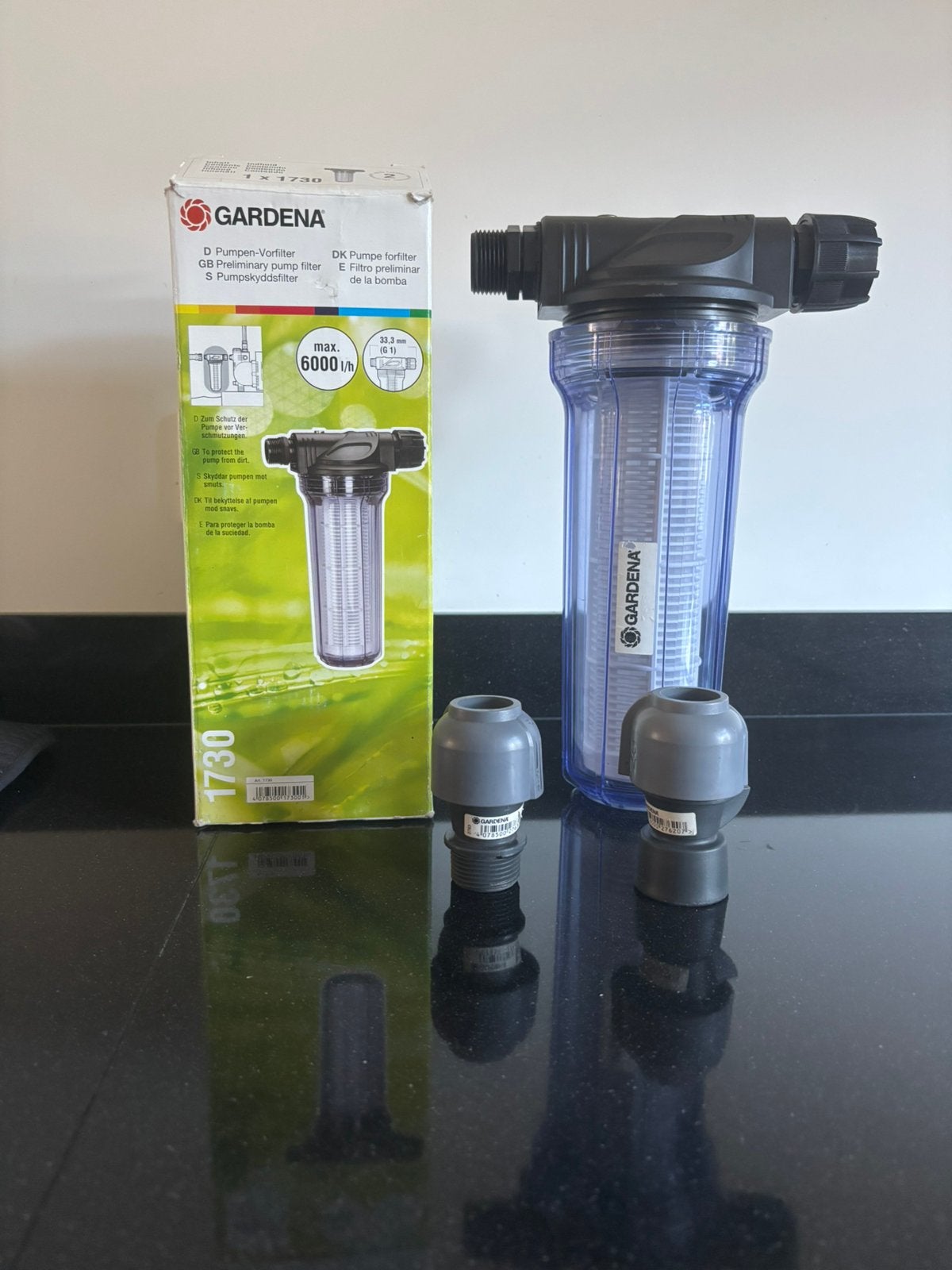 Gardena voorzetfilter 6000 ltr nieuw, Ophalen, Nieuw