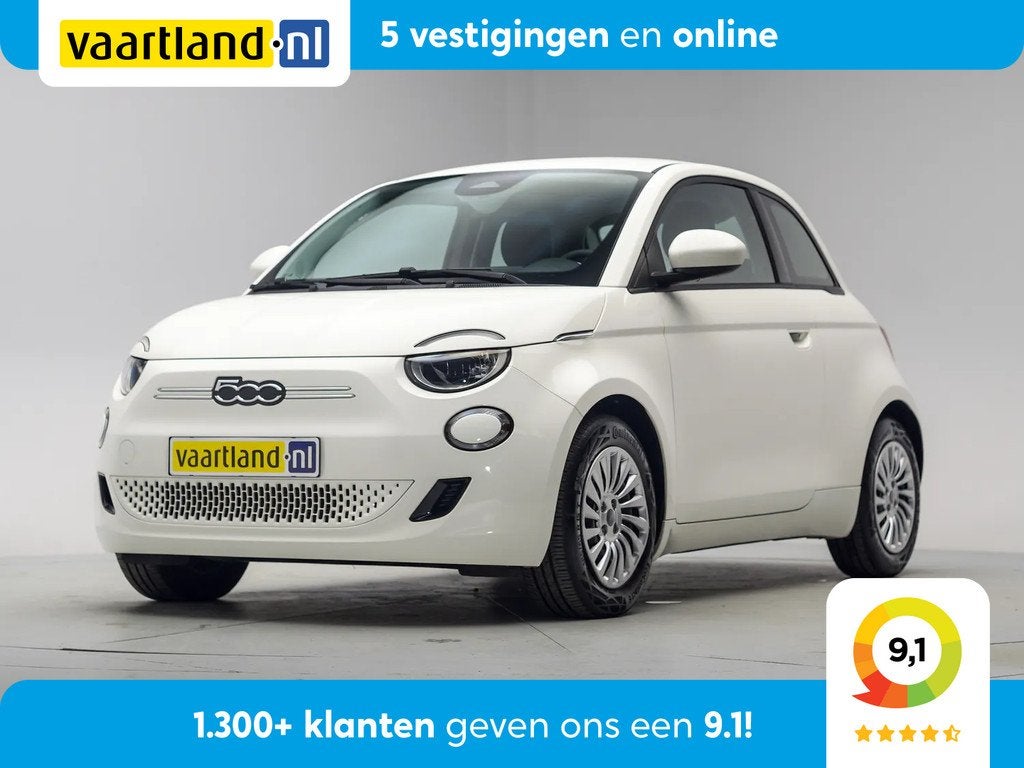 Fiat 500E Action 24 kWh Aut.[ Airco Apple / Android Lane ass, Auto's, Fiat, Automaat, 0 cilinders, Gebruikt, Parkeersensor