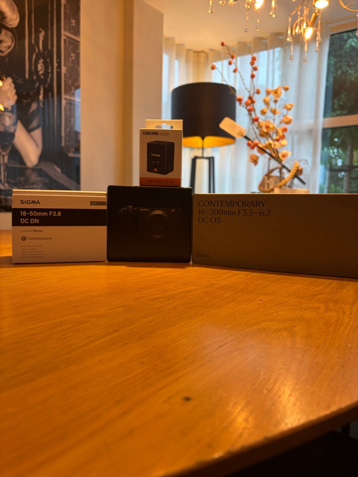 Sony Alpha A6700 Systeemcamera met Sigma lenzen, Nieuw, Beeldstabilisatie, Ophalen of Verzenden, Accu