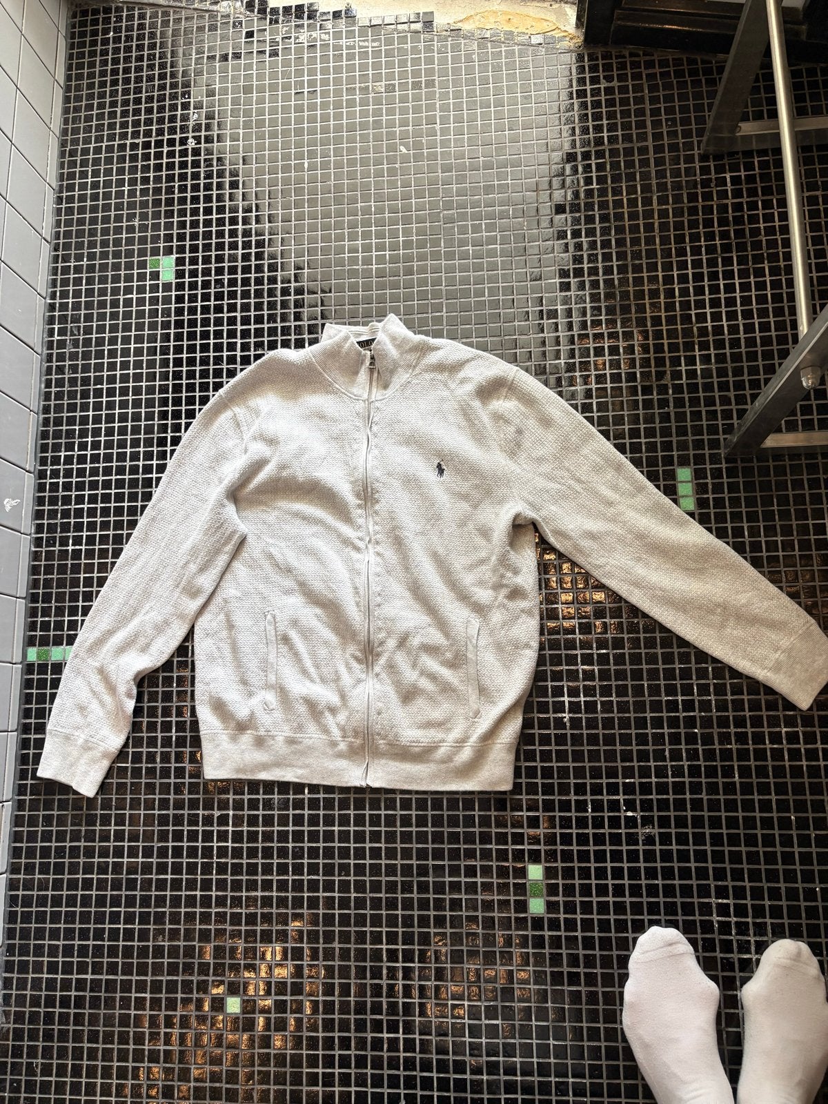Vintage Polo Ralph Lauren Vest Maat M - Top Staat, Ophalen of Verzenden, Zo goed als nieuw, Maat 48/50 (M), Grijs