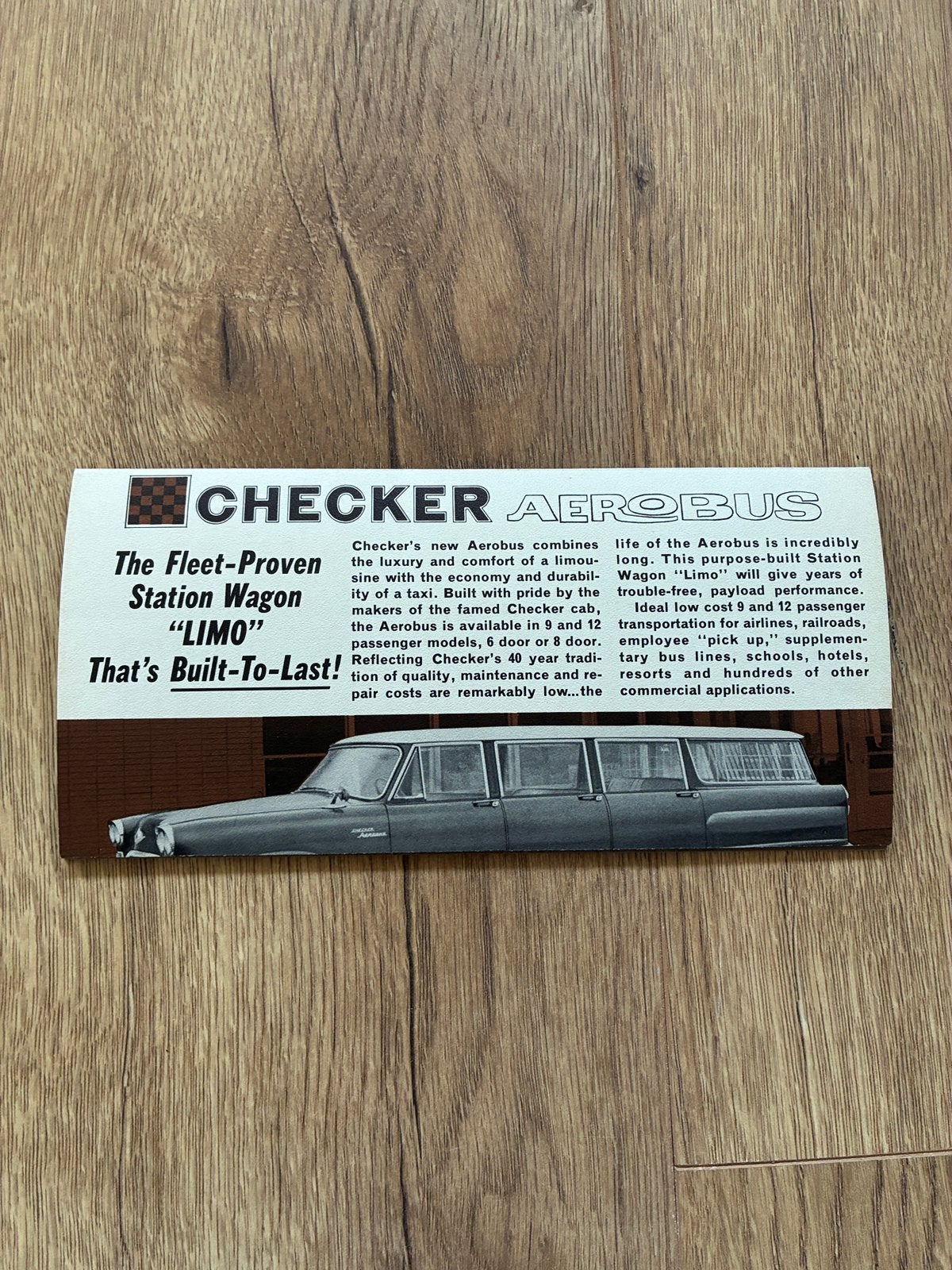 Checker folder brochure, Verzenden, Zo goed als nieuw, Overige merken