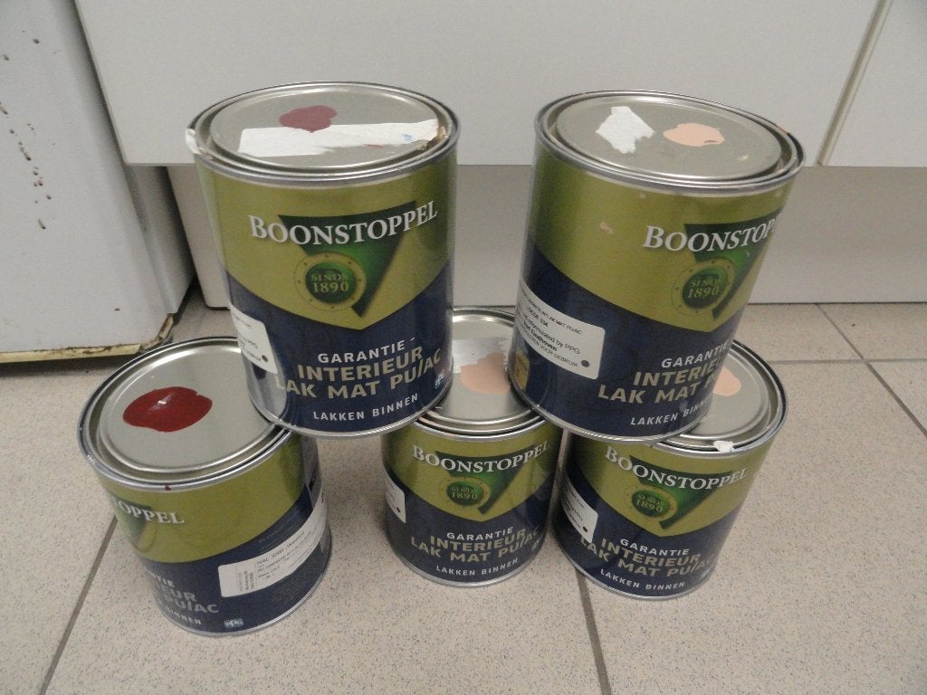 BOONSTOPPEL GARANTIE INTERIEURLAK ZG ROSE EN ROOD, Nieuw, Ophalen of Verzenden, Lak, Minder dan 5 liter