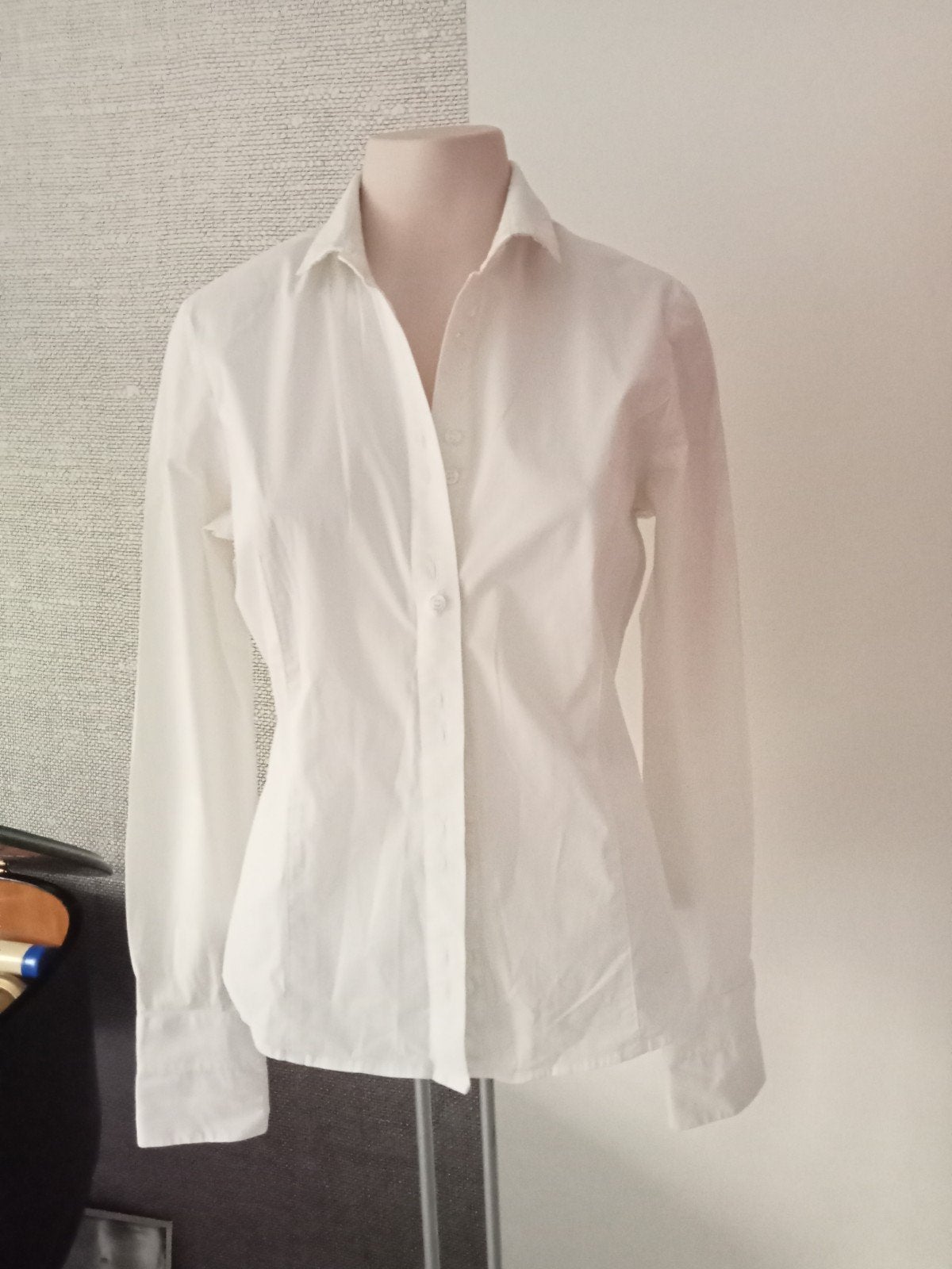Blouse Purdey, Wit, Ophalen of Verzenden, Zo goed als nieuw, Purdey
