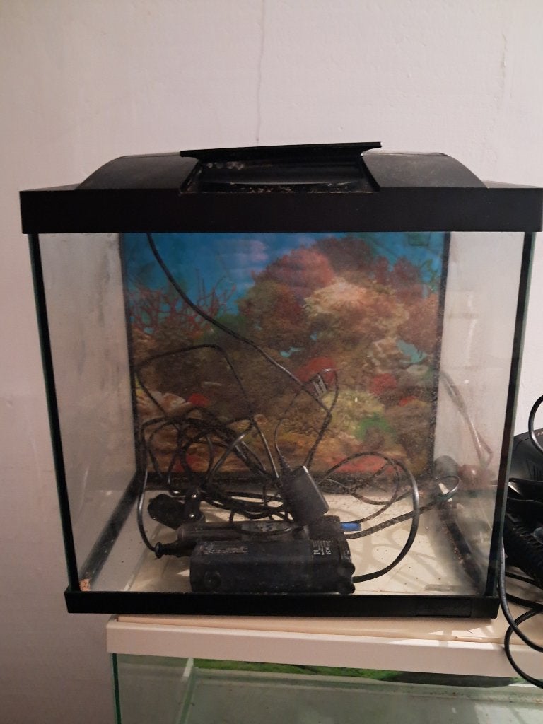 klein aquarium, Dieren en Toebehoren, Vissen | Aquaria en Toebehoren, Ophalen, Verwarming, Gebruikt, Leeg aquarium