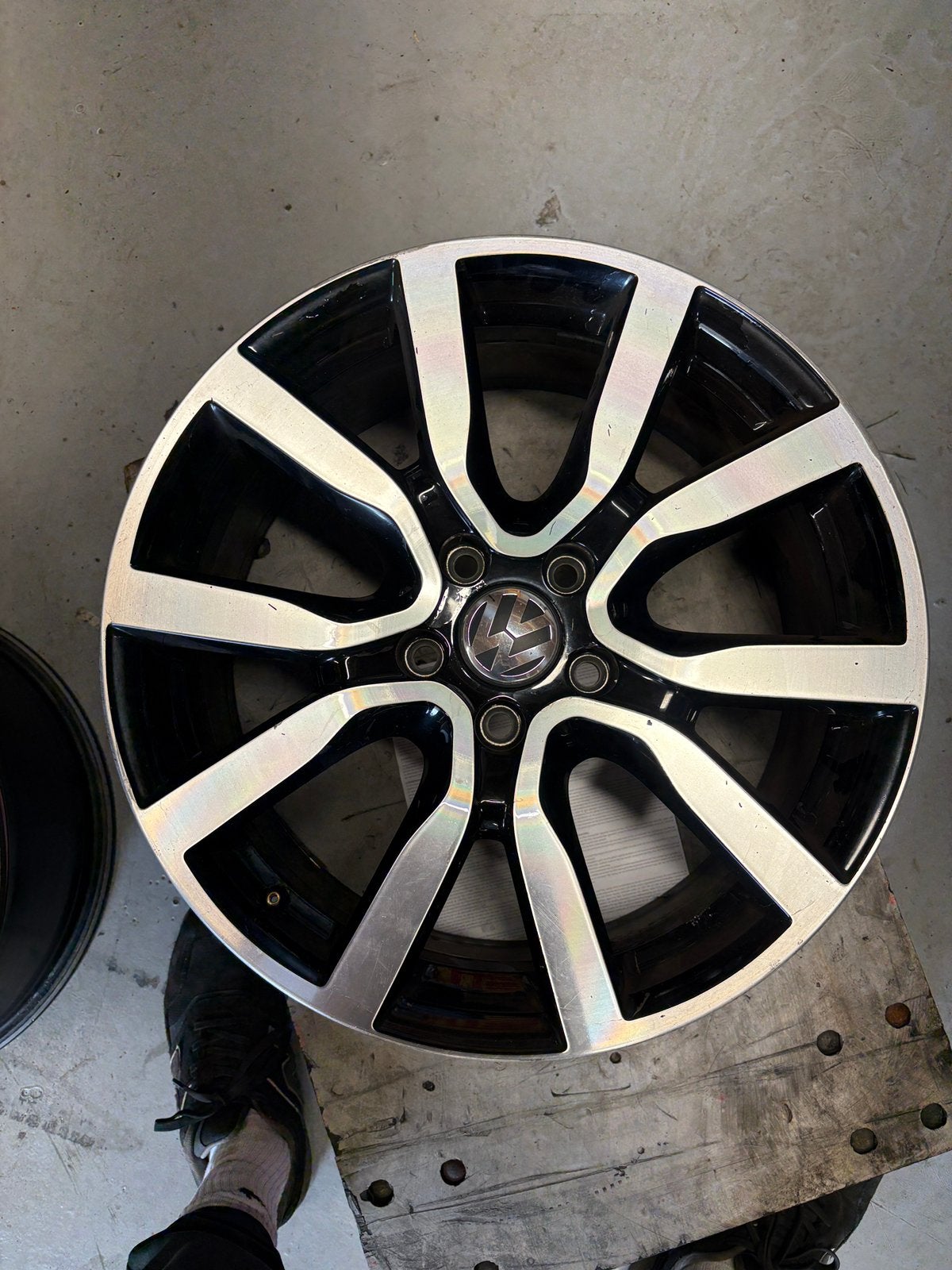 Volkswagen Serron velgen 18 inch 5x112, Auto-onderdelen, Banden en Velgen, Ophalen, 18 inch, Gebruikt, Velg(en)