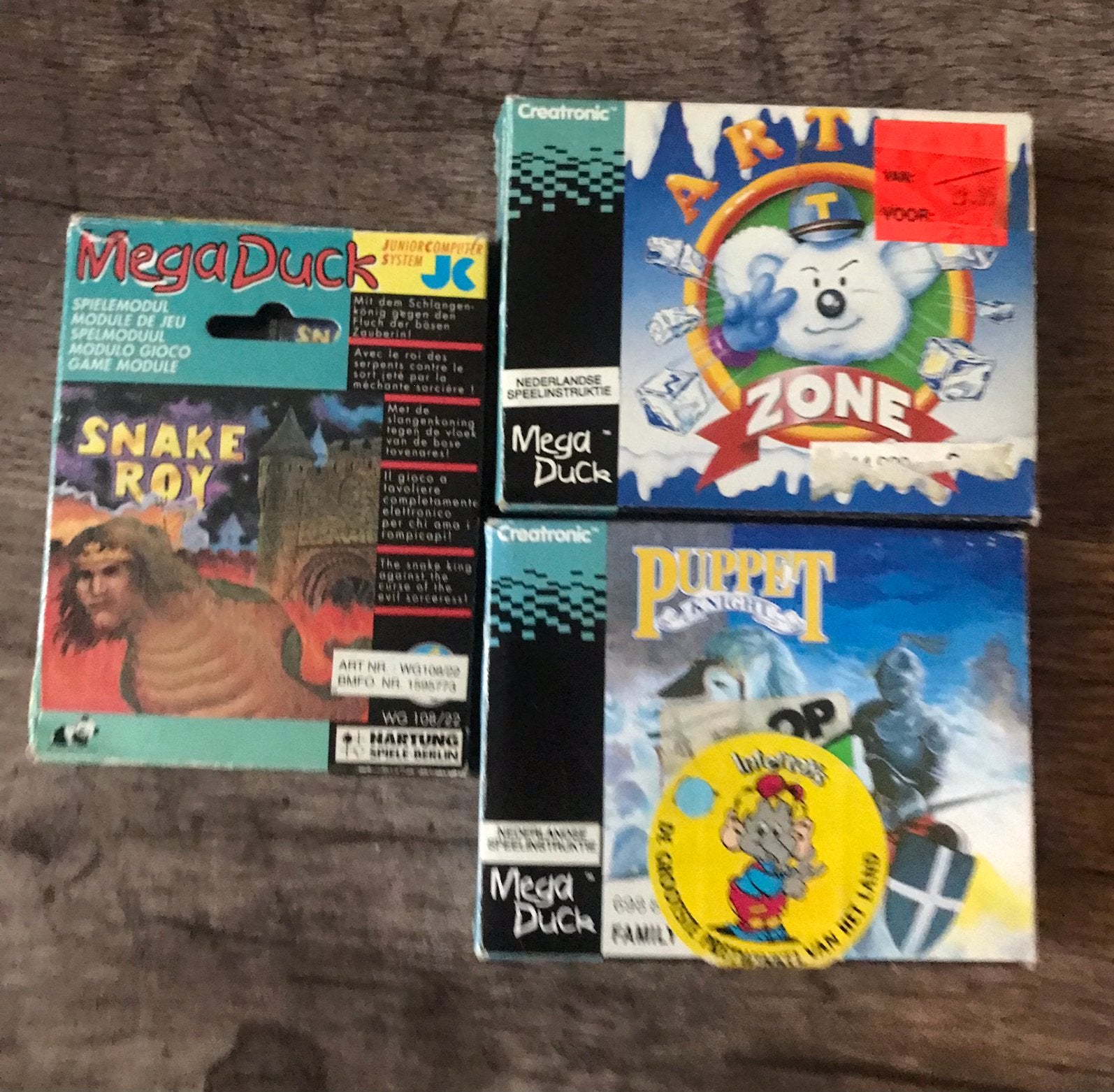 Mega Duck games met handleiding., Spelcomputers en Games, Overige genres, 1 speler, Ophalen of Verzenden, Zo goed als nieuw