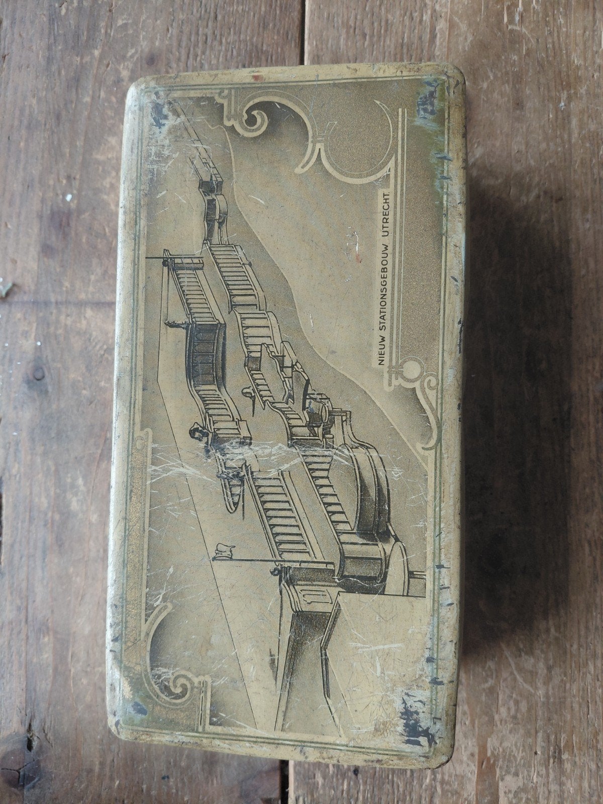 Prachtig Antiek Spoorweg Jubileumblik (1939), Verzamelen, Blikken, Ophalen of Verzenden, Gebruikt, Overige