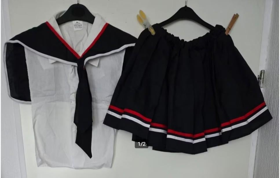 Nieuw 3 dlg Matrozen outfit mt 38 / 40, Maat 38/40 (M), Carnaval, Nieuw, Ophalen of Verzenden