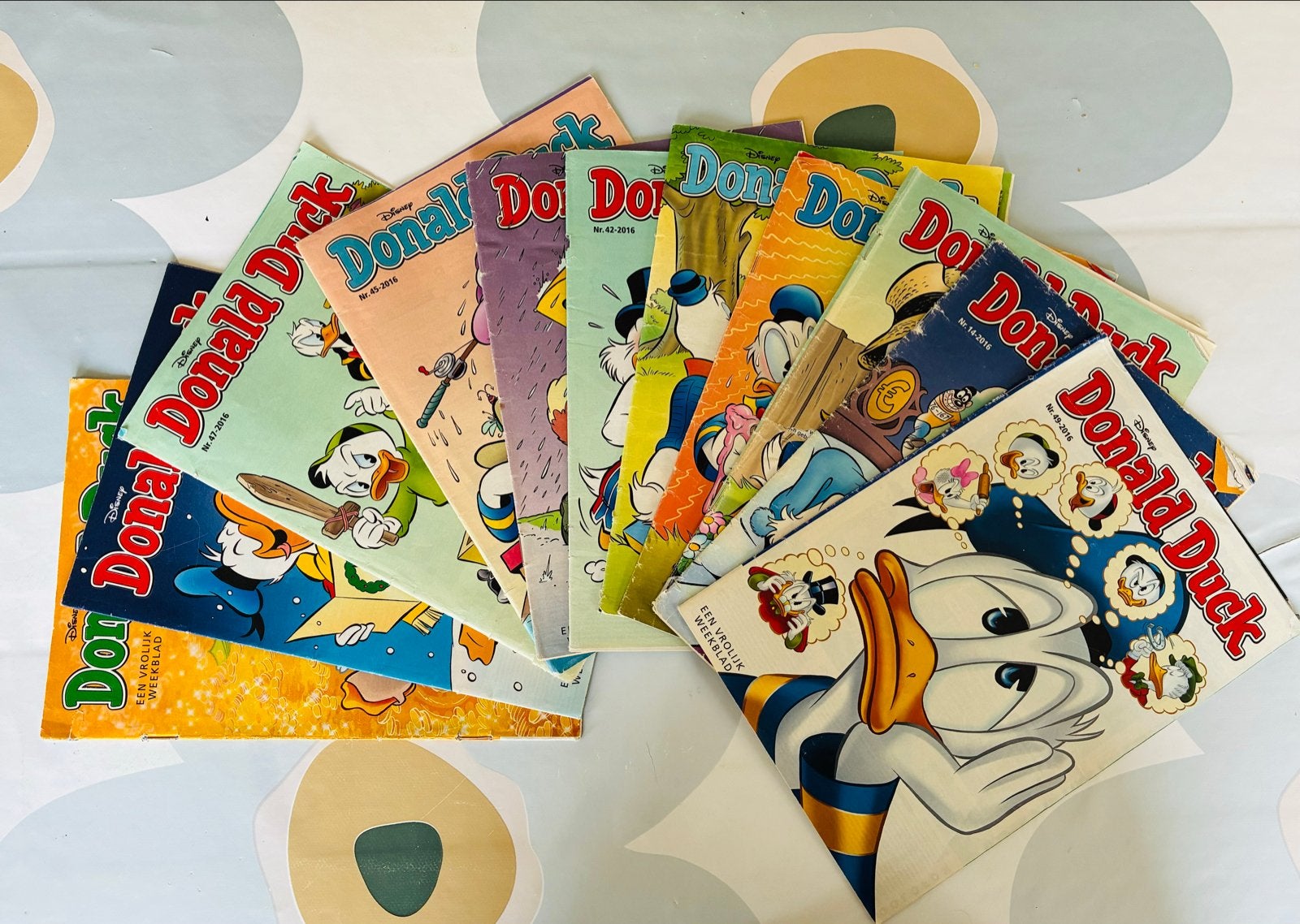 Donald Duck Weekbladen - Diverse Nummers 2016, Boeken, Stripboeken, Gelezen, Meerdere stripboeken, Ophalen