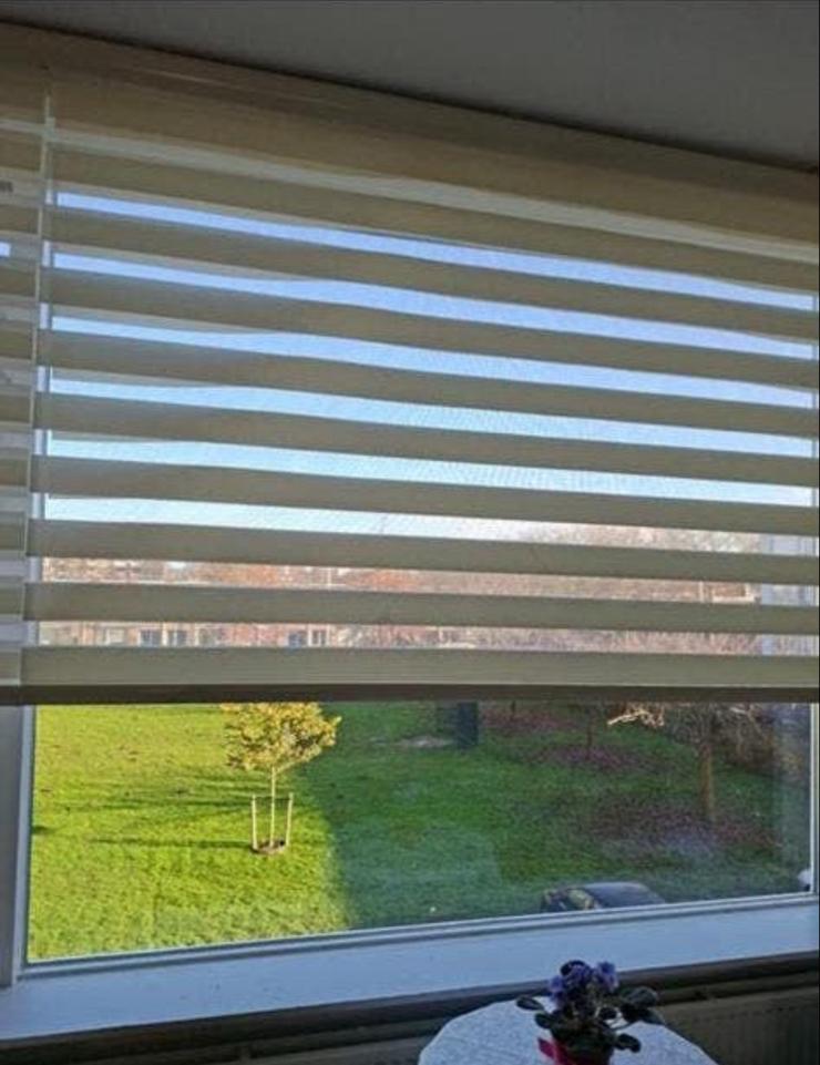 Zebra rolgordijn - 330 cm breed, 200 cm hoog, Huis en Inrichting, Ophalen, Zo goed als nieuw, Beige, 200 cm of meer