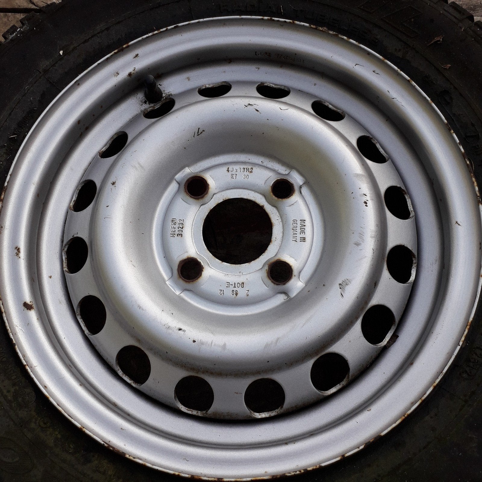 Aanhanger velg 4JX13H2 ET30 Steek 100mm Naafgat 62mm, Ophalen, Gebruikt