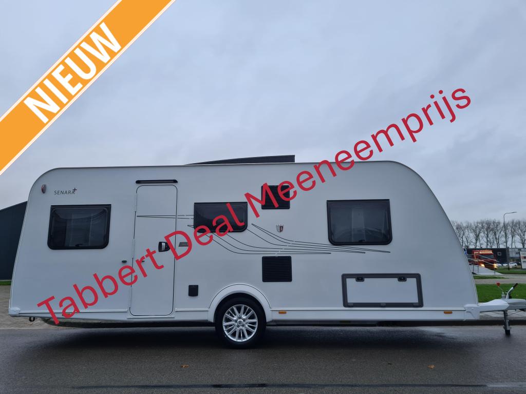 Tabbert Senara 550 E Meeneemprijs, Caravans en Kamperen, Schokbreker, Rondzit, Tabbert, Bedrijf