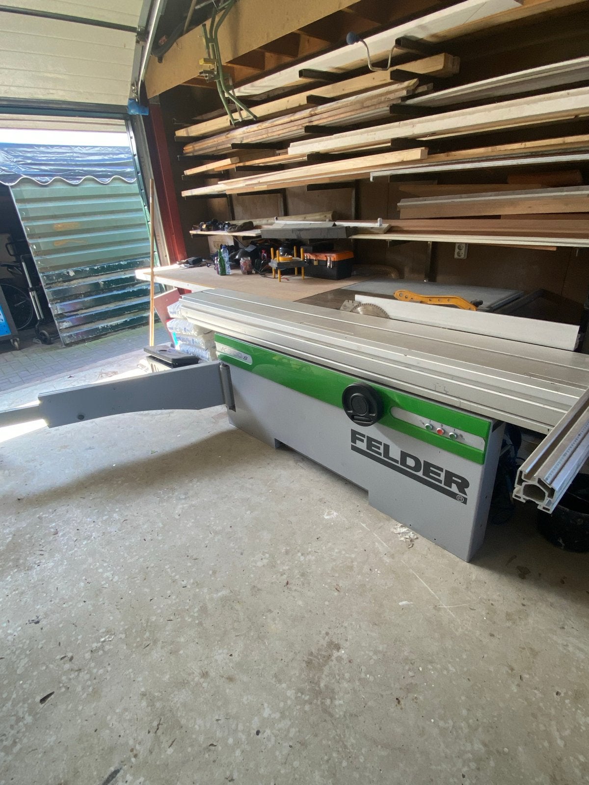 Felder K 700 S Formaatzaag - Professionele Cirkelzaag, Ophalen, Gebruikt, Cirkelzaag, 70 mm of meer