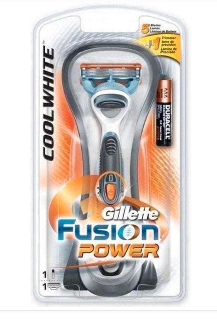 Gillette fusion Power houder + 1 scheermesje (2 voor €15,-), Ophalen of Verzenden, Nieuw, Gehele gezicht, Verzorging