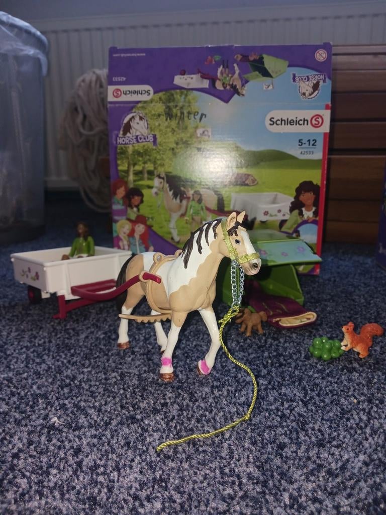 Schleich Horse Club Kampeeruitstapje Speelset (Compleet), Ophalen of Verzenden, Zo goed als nieuw