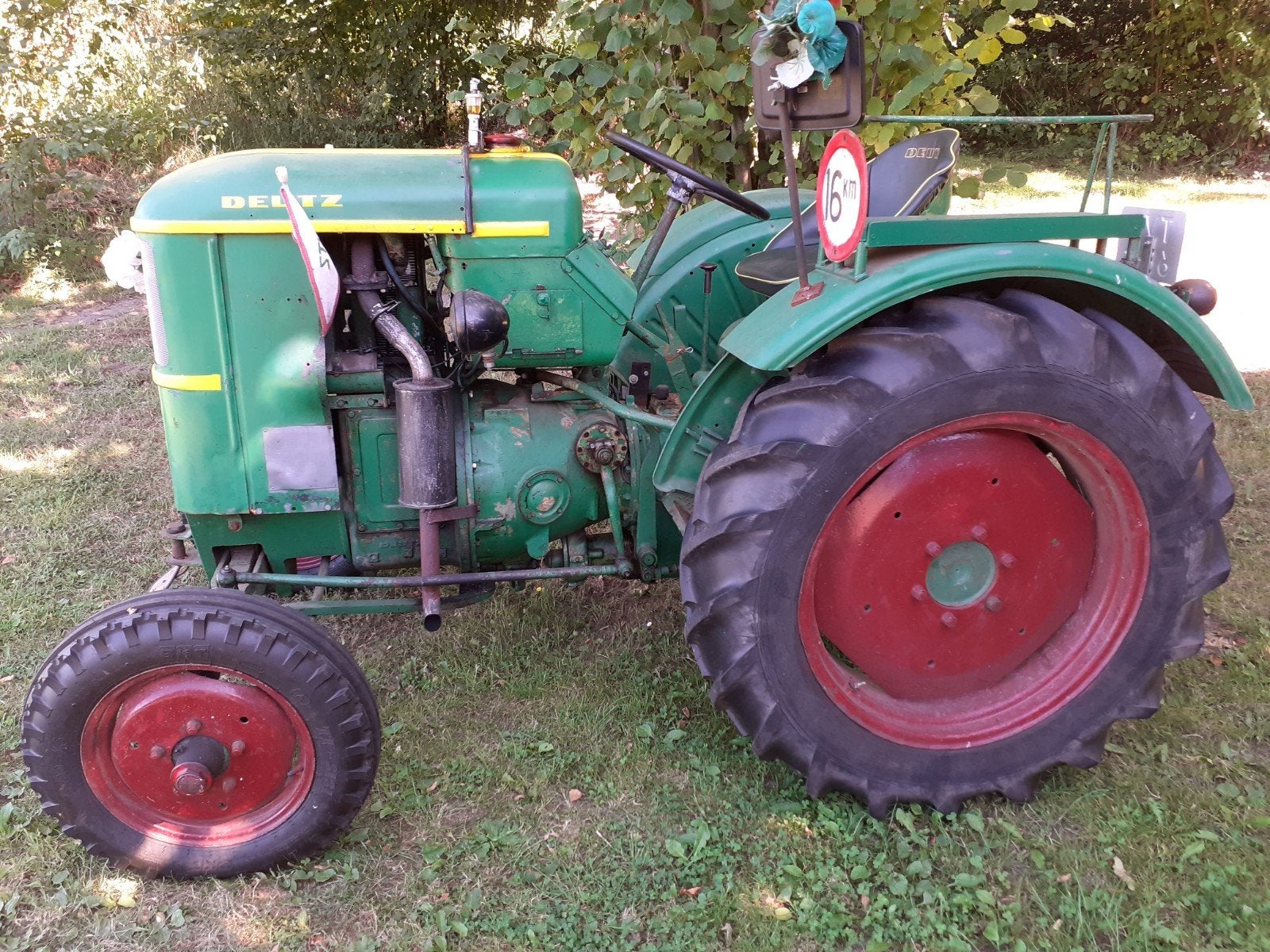 deutz  F1l514 stompkop 5 bak, Ophalen