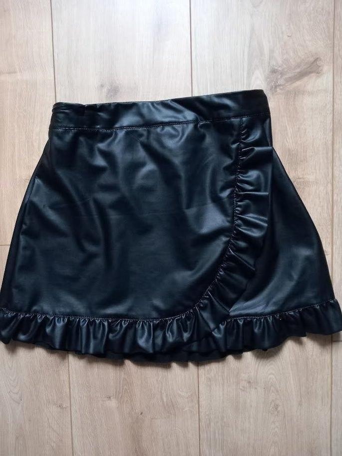 Imitatie leren rokje 146-152. Nieuw., Kinderen en Baby's, Ophalen of Verzenden, Nieuw, Meisje, Jurk of Rok