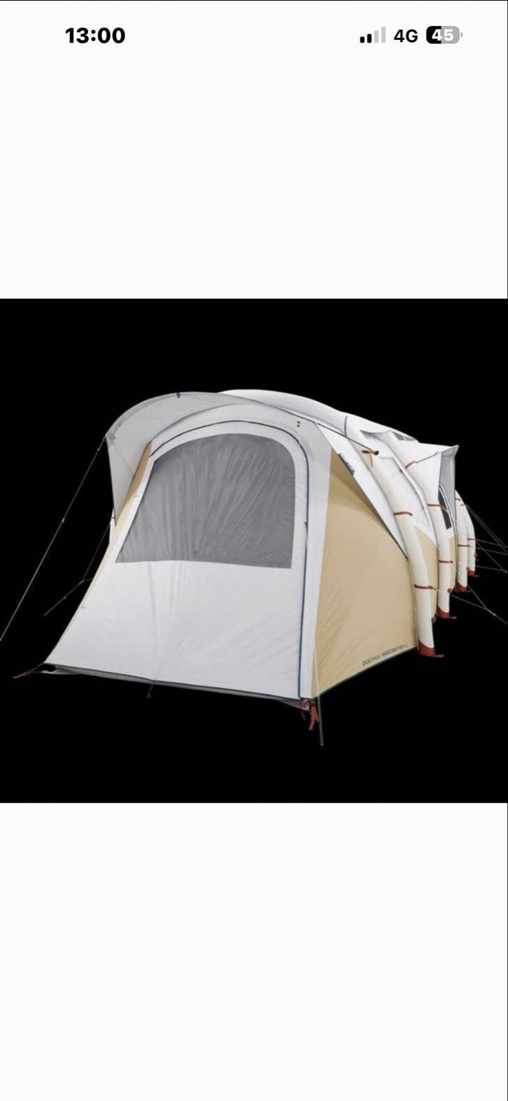 Decathlon Quechua Airseconds Family 6.3 XL Opblaasbare Tent, Caravans en Kamperen, Tenten, Ophalen of Verzenden, Gebruikt, Meer dan 6