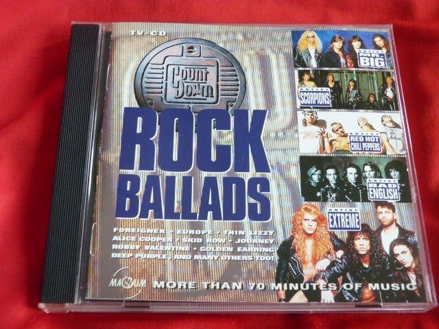 Div Artists - CD Countdown Rock Ballads  (TV_CD), Ophalen of Verzenden, Zo goed als nieuw, Poprock