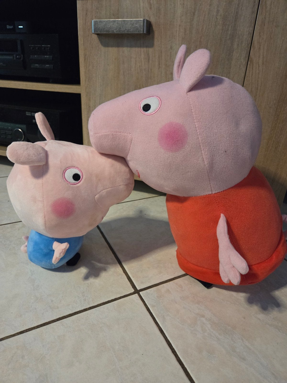 Peppa Pig en George knuffels - Set van 2, Ophalen, Gebruikt, Overige typen, Peppa Pig
