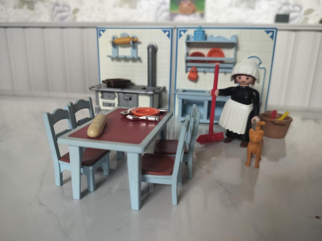 Playmobil Keuken Rosa 5322 met accessoires en figuur, Kinderen en Baby's, Speelgoed | Playmobil, Ophalen of Verzenden, Gebruikt
