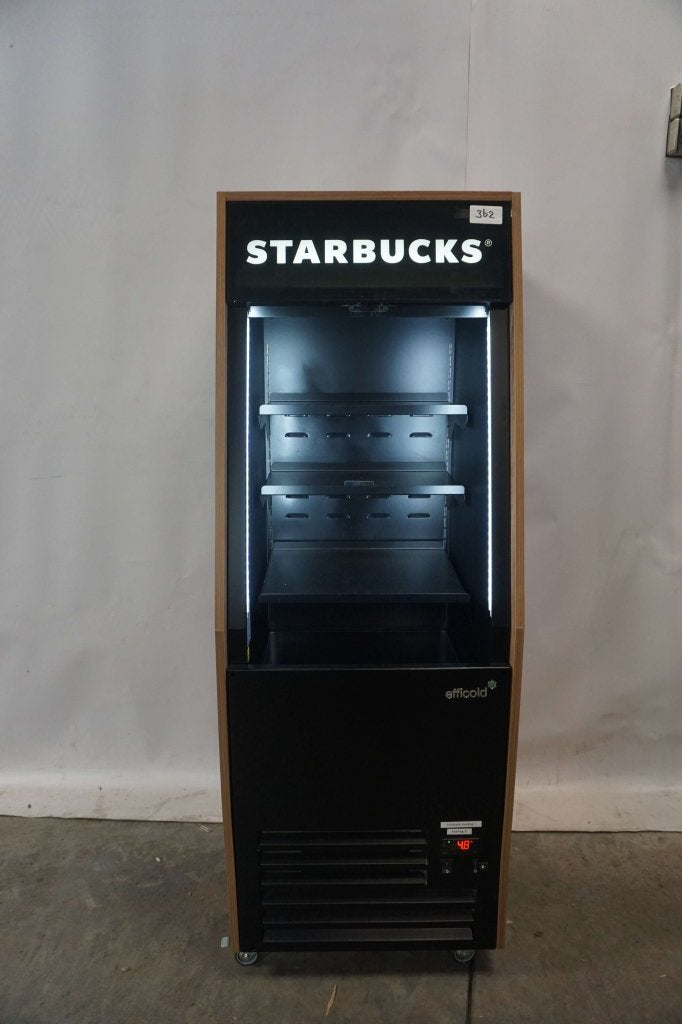 Starbucks wandkoeling koelvitrine koeling met rolluik, Gebruikt, Niet ingevuld, Koelen en Vriezen, Niet ingevuld