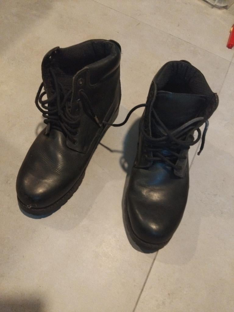 Leren schoenen dolcis thinsulate hoge schoen leer maat 46, Kleding | Heren, Schoenen, Ophalen of Verzenden, Bruin