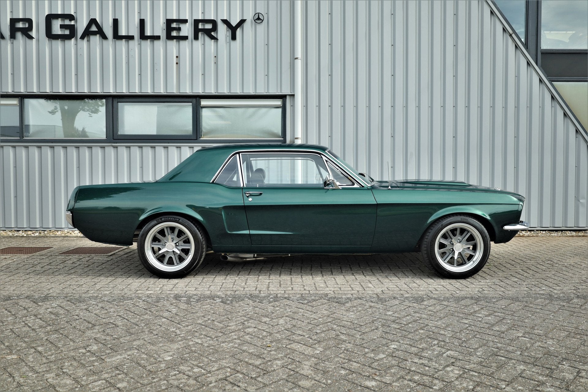 Ford Mustang 1967 Pro Touring Road Race Spec Uniek, Auto's, Oldtimers, Automaat, Zwart, 4735 cc, Bedrijf