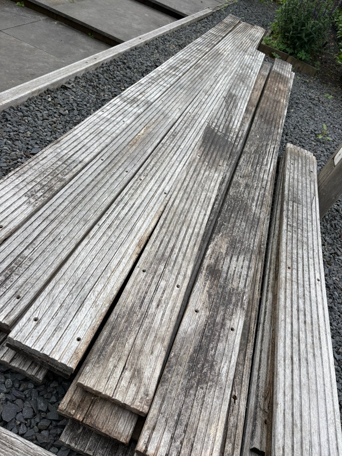 Steigerplanken diverse afmetingen, Ophalen, Gebruikt, Planken, Hardhout