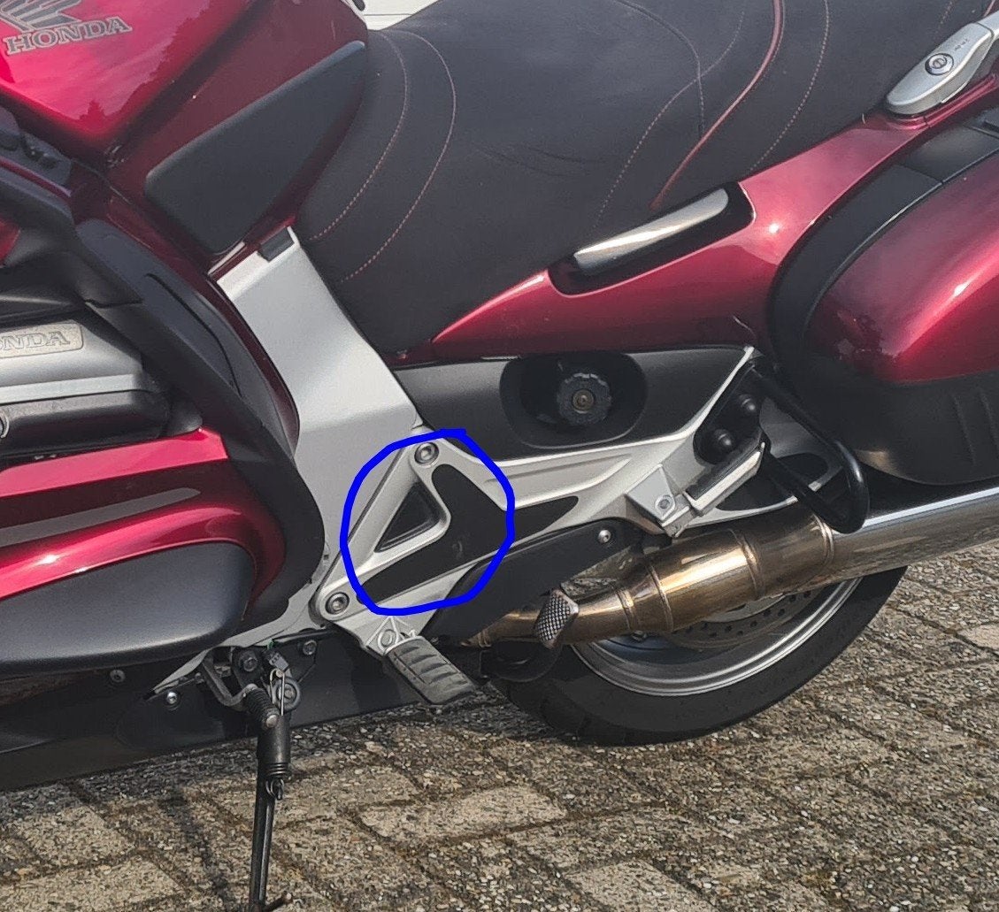 Pan European St1300 afdek drie hoekjes, Ophalen of Verzenden