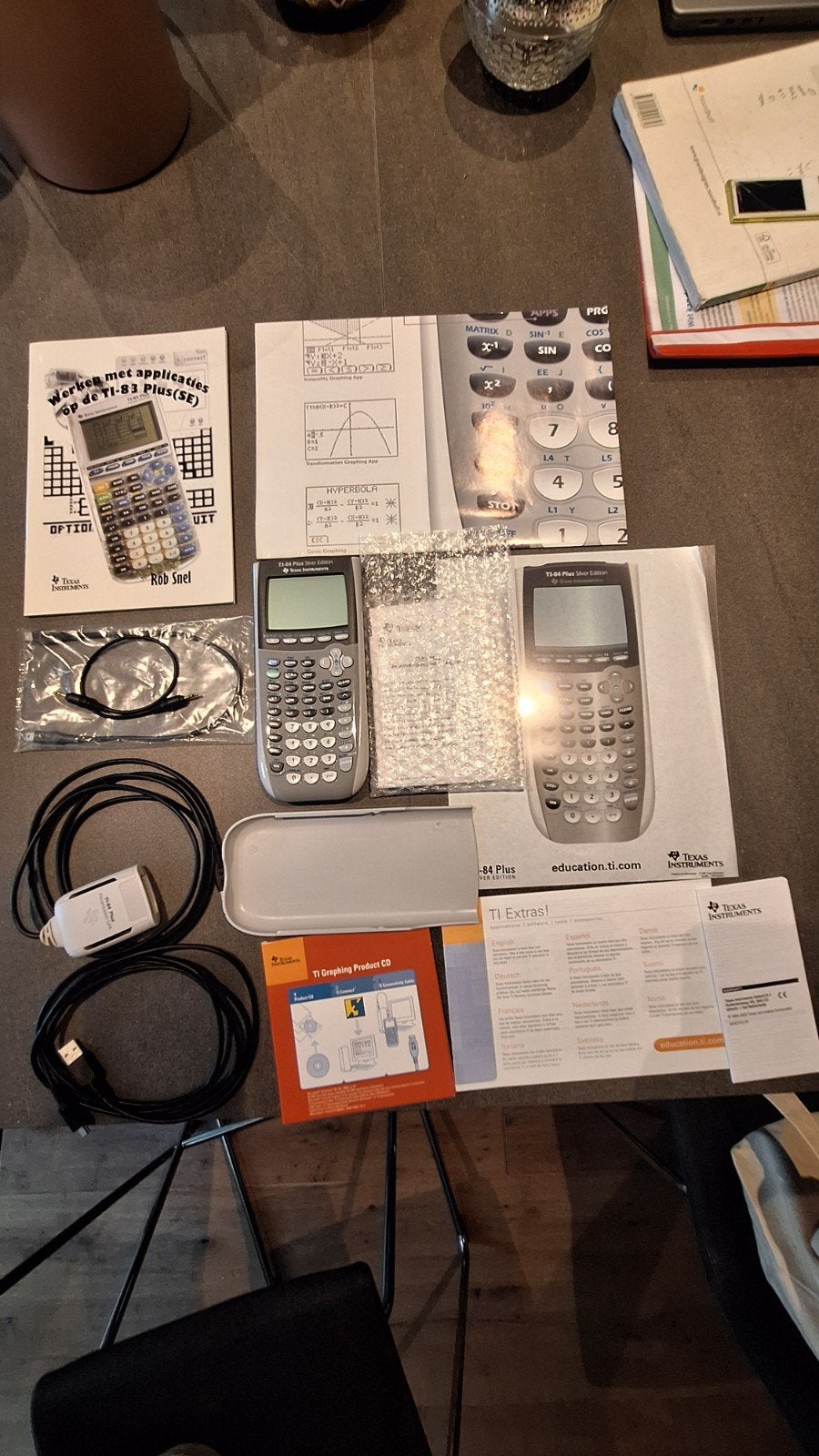 Grafische Rekenmachine TI-84 Plus Silver Edition, Diversen, Ophalen, Grafische rekenmachine, Zo goed als nieuw