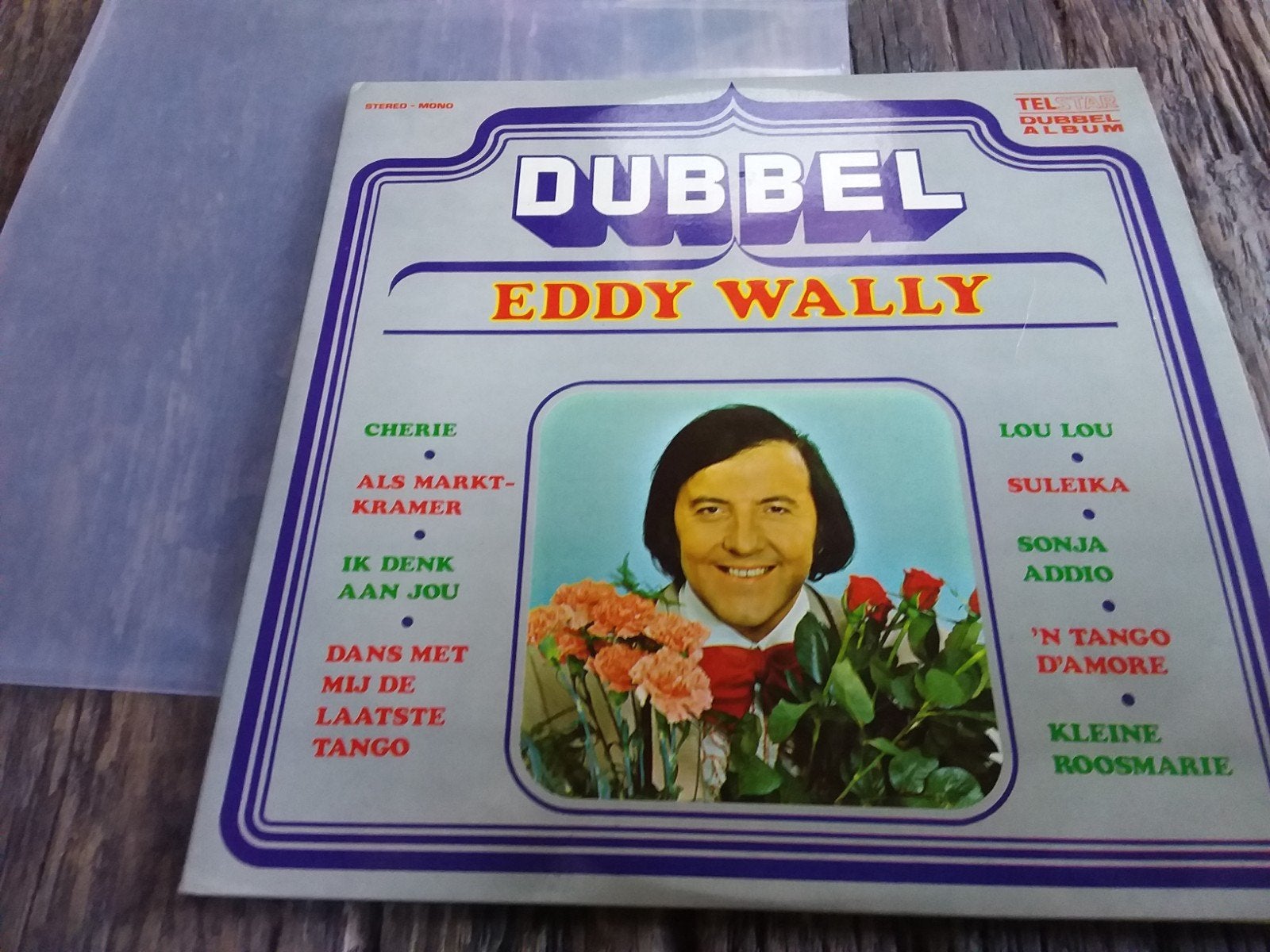 Dubbel Eddy Wally LP - Levenslied, Fotohoes, Gebruikt, Ophalen of Verzenden, Levenslied of Smartlap