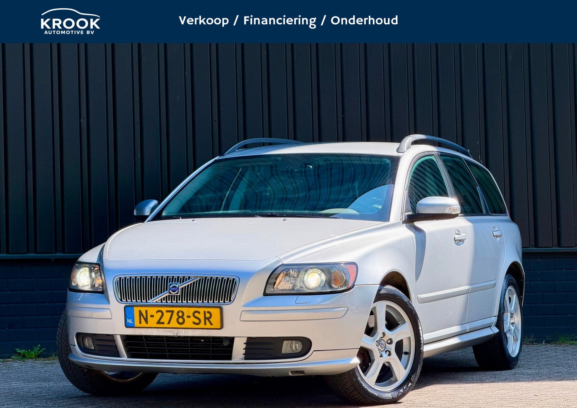 Volvo V50 2.5 T5 AWD Momentum | 2006 | Trekhaak |, Auto's, Volvo, Bedrijf, Te koop, V50, 4x4, ABS, Airbags, Airconditioning, Automatische klimaatregeling