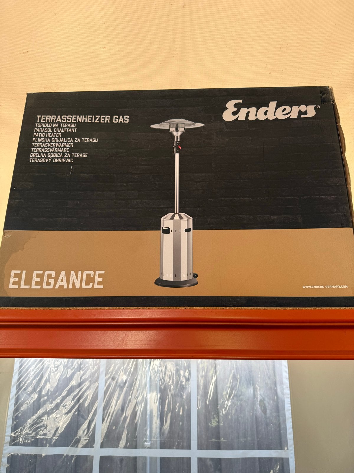 Enders Elegance Terrassenverwarmer Gas - Nieuw in doos, Ophalen of Verzenden, Nieuw, Gas, Vloer