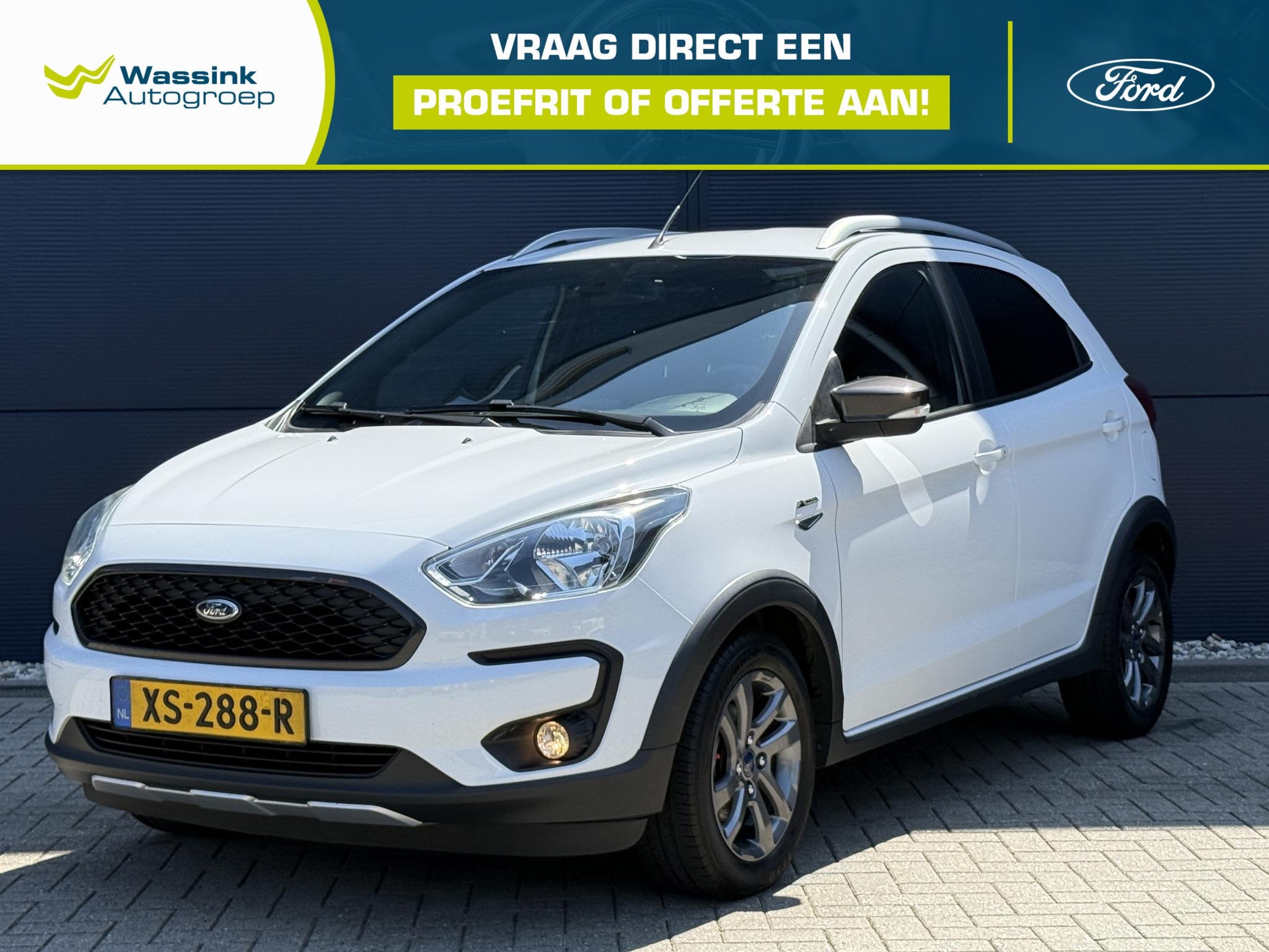 Ford Ka+ 1.2 Active | Apple Carplay/Android Auto | Climate C, Auto's, Voorwielaandrijving, 4 cilinders, Ka, Wit