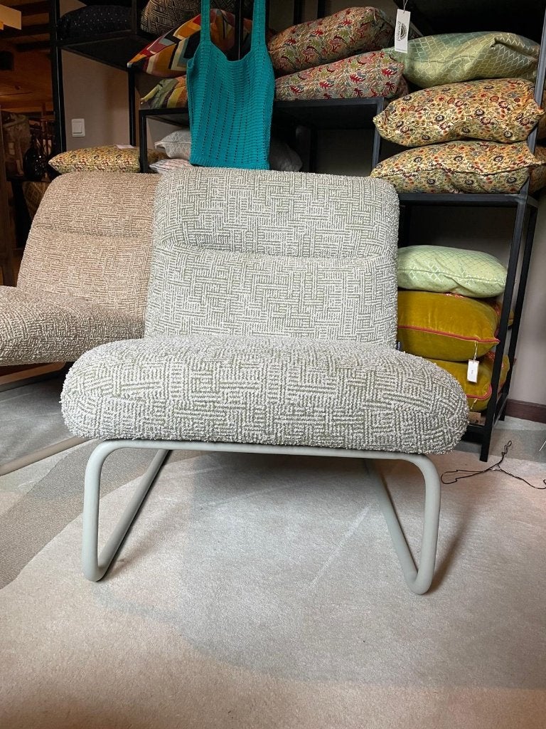 Fauteuil groen print, Huis en Inrichting, Fauteuils, Nieuw, 75 tot 100 cm, 75 tot 100 cm, Ophalen