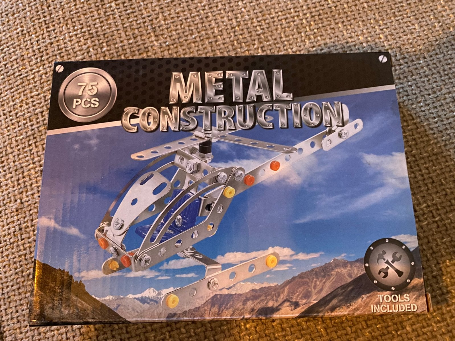 Metalen constructie helikopter - 75 onderdelen, Ophalen of Verzenden, Nieuw, Overige merken