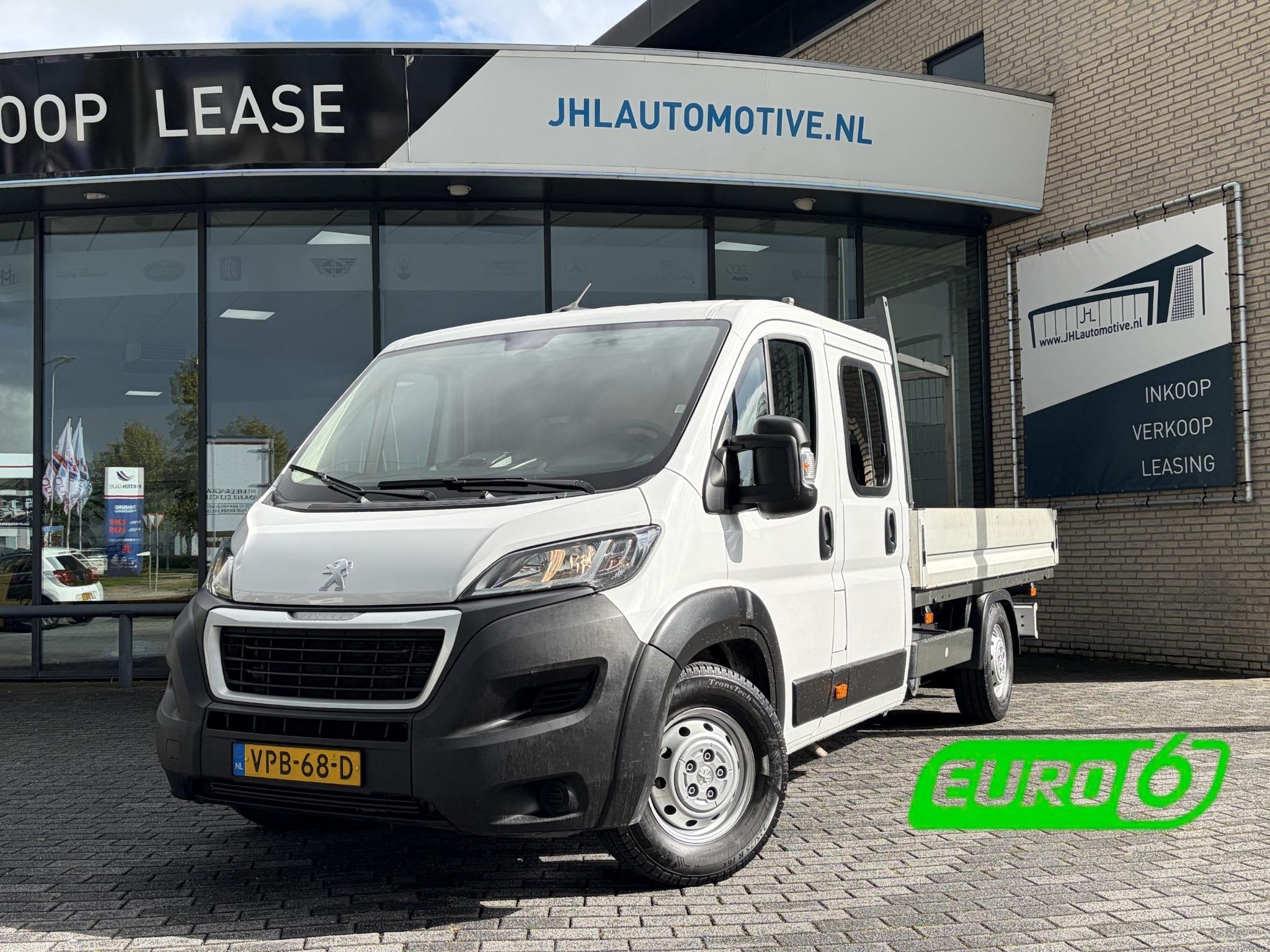 Peugeot Boxer 2.2 BlueHDi L4*LAADBAK*LUCHTVERING*HAAK*A/C*30, Auto's, Voorwielaandrijving, Stof, Gebruikt, 4 cilinders