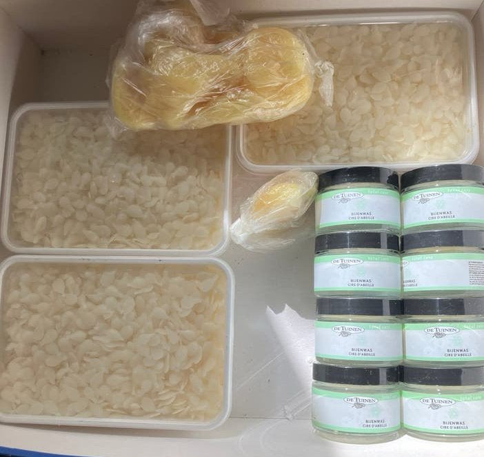 Bijenwas en wolvet voor het maken van zalf, Verzenden, Nieuw