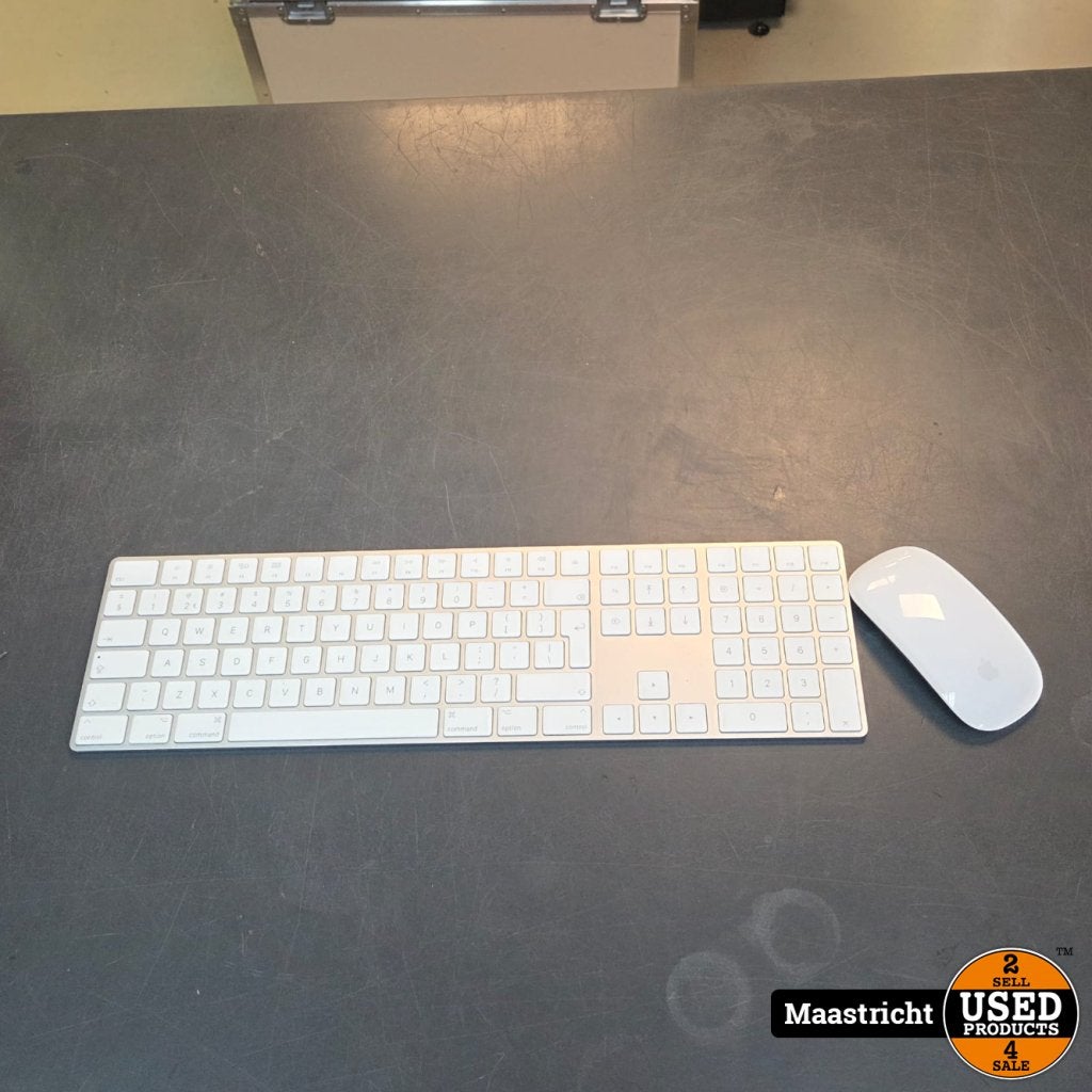 Apple Magic Keyboard met Numpad + Apple Magic Mouse 2 Wit, Apple, Gebruikt, Support@apple.com, One Apple Park Way
Cupertino, CA 95014
United States