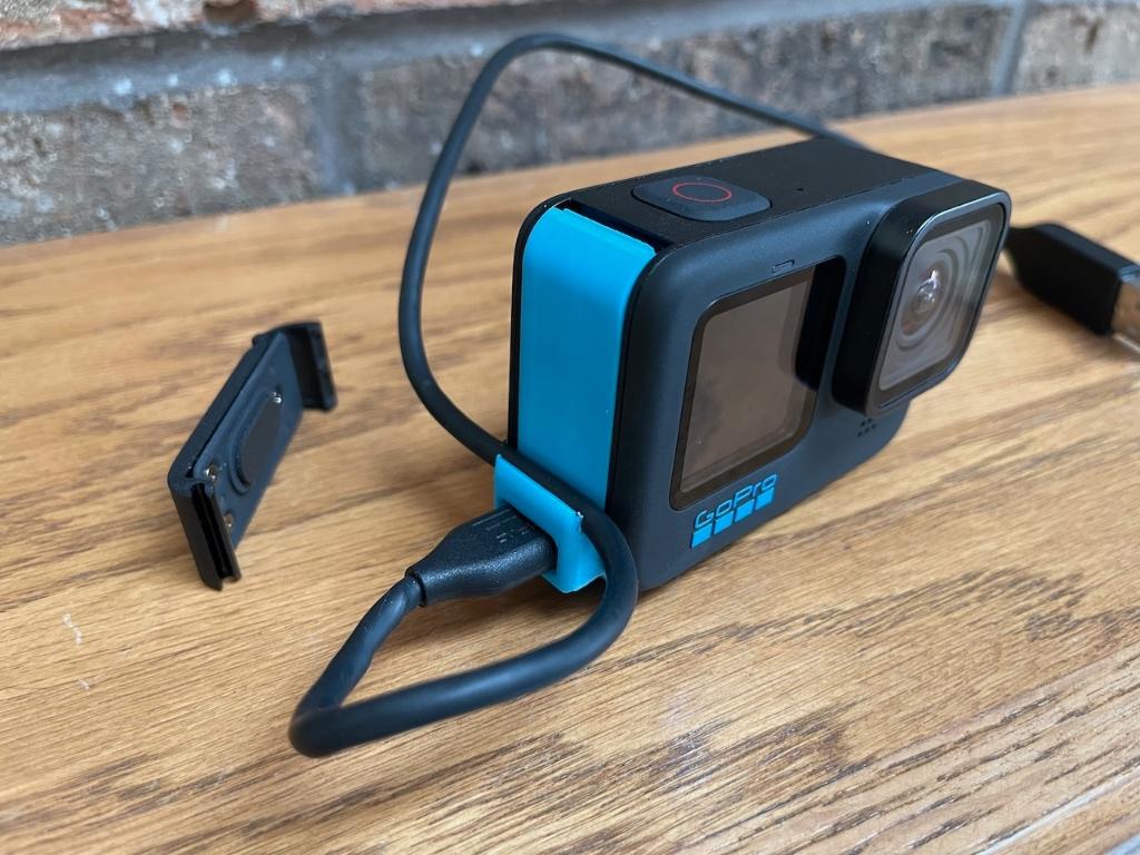 GoPro Hero 8. 9, 10, 11, 12, 13  USB C  oplader doorvoering, Verzenden, Nieuw, GoPro