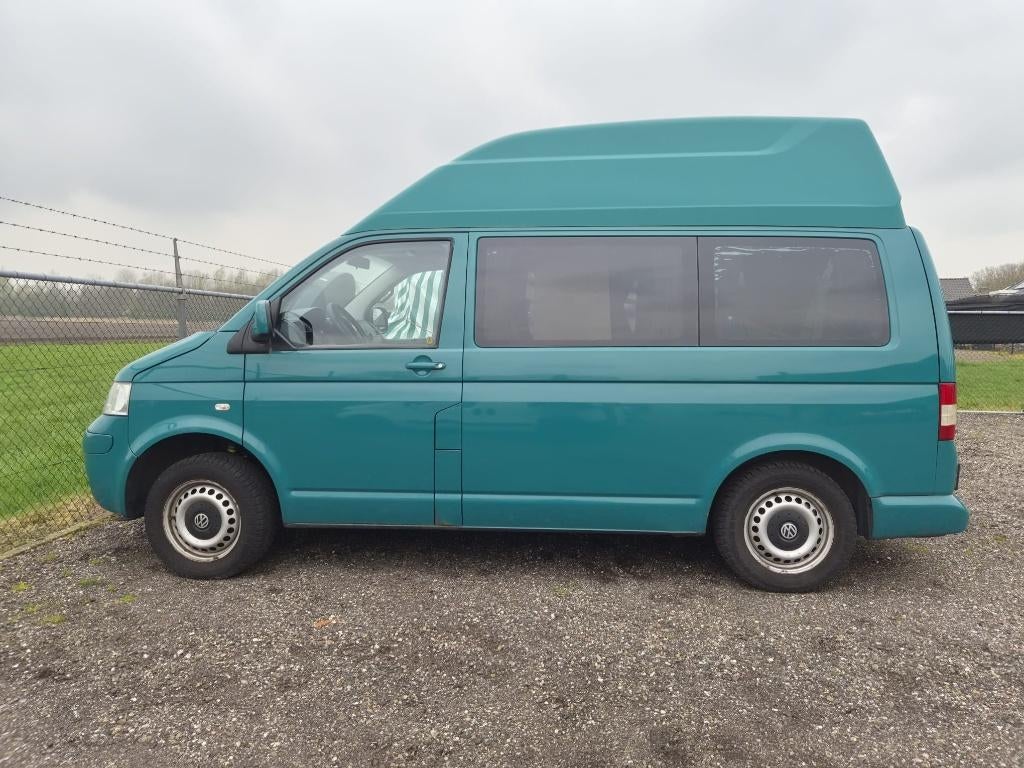 Volkswagen 2004 CAMPER Groen, Stof, Sound system, Bedrijf, Grijs