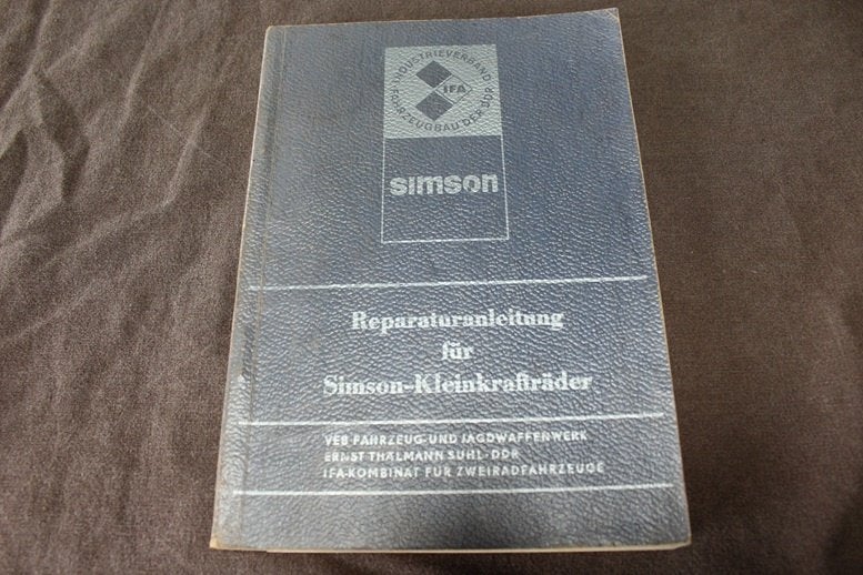 Simson IFA 1977 Kleinkrafträder reparatur anleitung S50 KR51, Motoren, Ophalen of Verzenden, Overige merken