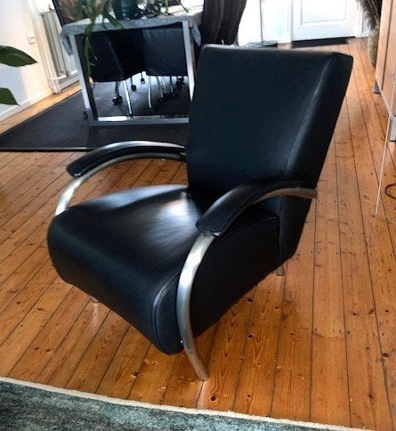 als nieuwe Molinari Accademia fauteuil, Ophalen, Zo goed als nieuw, 50 tot 75 cm, Leer