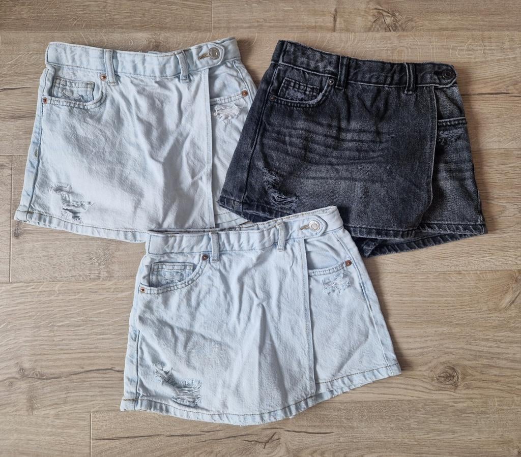 3x Zara broek rokjes meisjes amat 131, Ophalen of Verzenden, Zo goed als nieuw, Overige maten