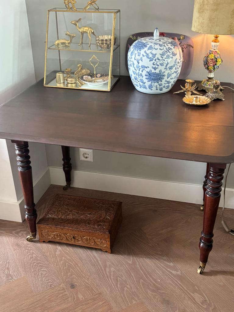 Leuke engelse hangoor tafel /bijzettafel, Ophalen of Verzenden