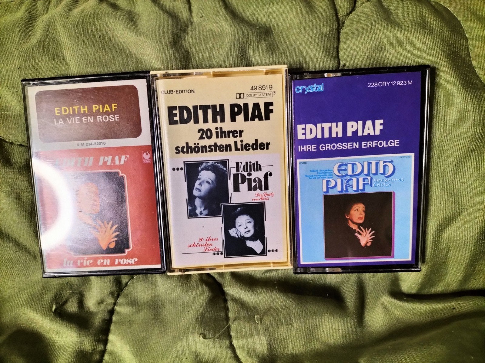 3 Cassettebandjes van Edith Piaf - Franse chansons, Gebruikt, 2 t/m 25 bandjes, Wereldmuziek, Ophalen of Verzenden