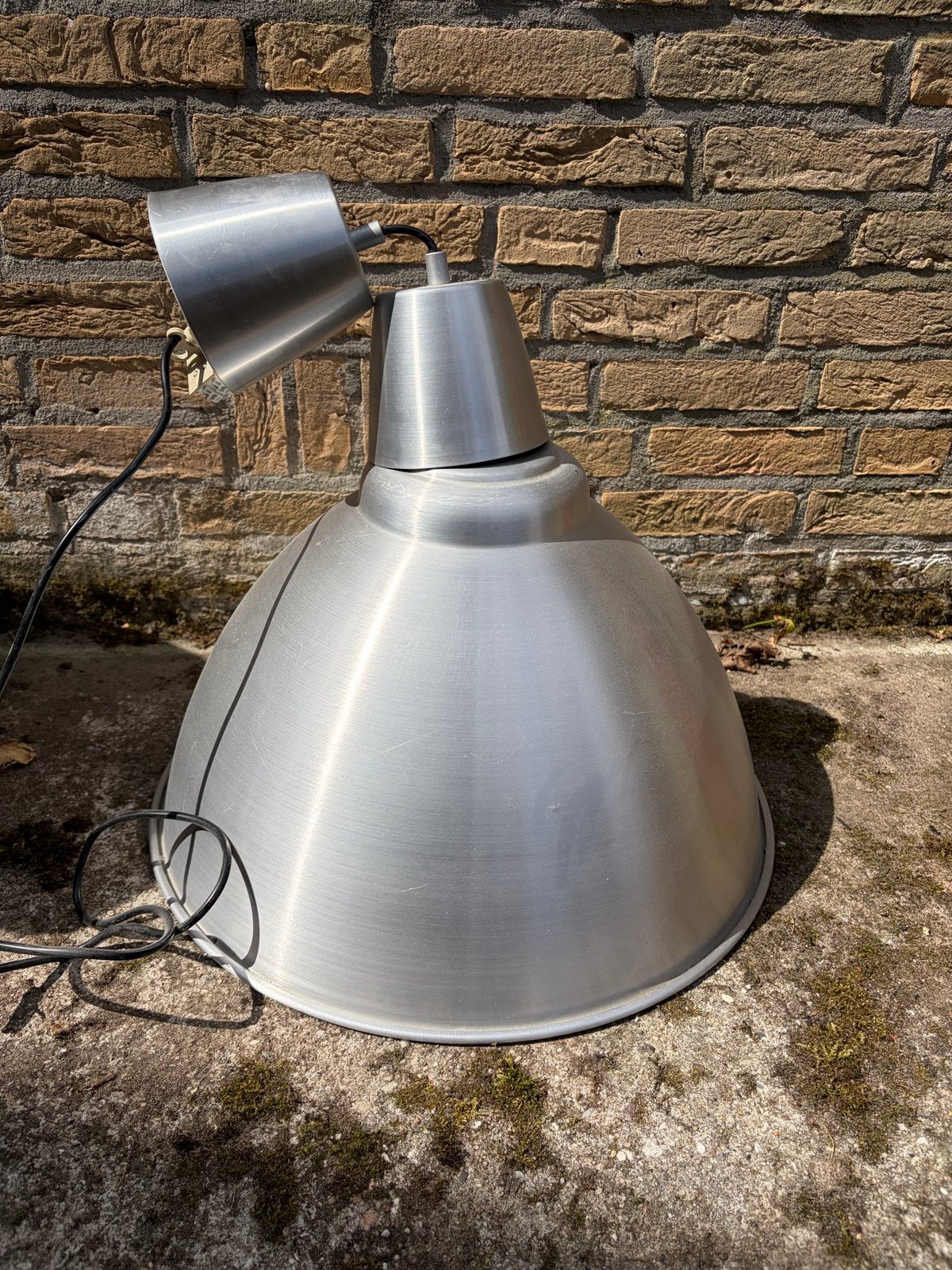 IKEA FOTO Hanglamp - Aluminium - Max 100W T.E.A.B., Ophalen, Gebruikt, E27 (groot), Metaal