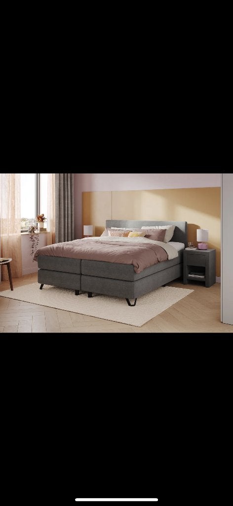 Swiss Sense Boxspring home 180, Ophalen, 210 cm, Tweepersoons, Zo goed als nieuw